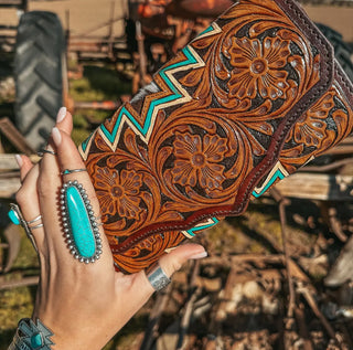 The Willa Mae Cowhide Wallet A Haute Southern Hyde