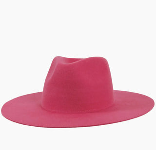 Pink Rancher - Felt Fedora Hat