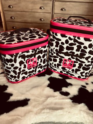 Ranch hand cooler- cow print