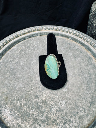 Large Stone Turquoise Ring